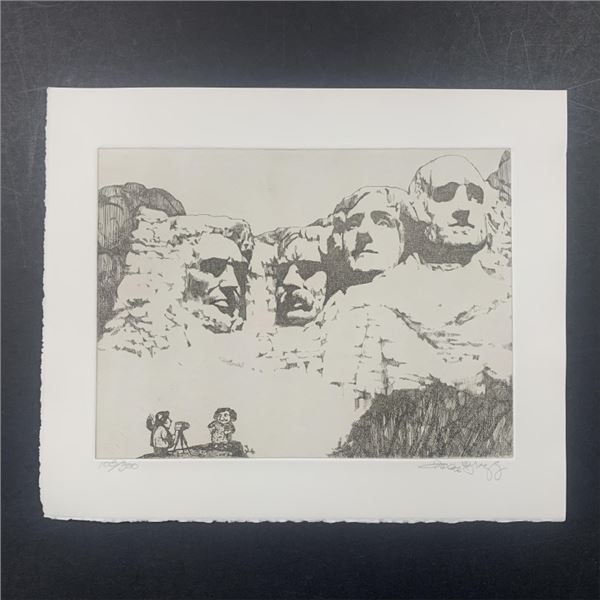 Charles Lynn Bragg's "Mount Rushmore" Limited Edition Print