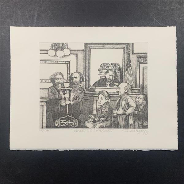 Charles Lynn Bragg's "Small Claims Court" Limited Edition Print