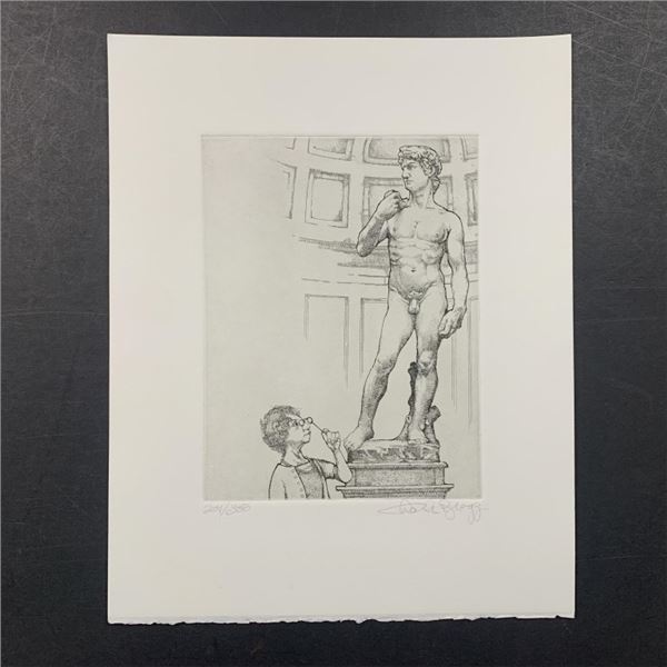 Charles Lynn Bragg's "Statue of David" Limited Edition Print