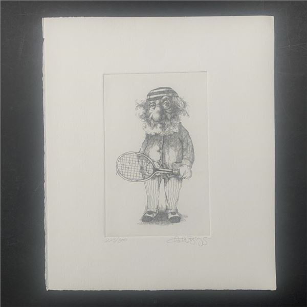 Charles Lynn Bragg's "The Tennis Pro" Limited Edition Print