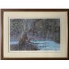 Image 1 : Clinton Jammer's "The Glory Hole - Alaskan Brown Bear" Limited Edition Print