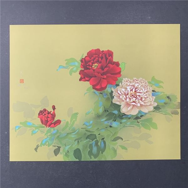 David Lee's "Pink Flowers" Limited Edition Print