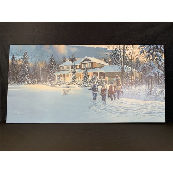 Doug Laird's "After Practice" Open Edition Canvas