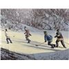 Image 3 : Doug Laird's "Night Hockey" Open Edition Canvas