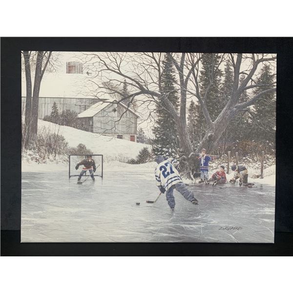 Doug Laird's "Penalty Shot" Open Edition Canvas
