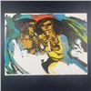 Image 1 : Gorde Pumas's "Flute Players" Limited Edition AP Print