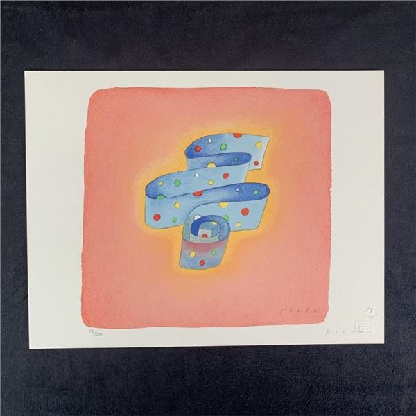 Jean-Michel Folon's "1988 Flag Series" Limited Edition Print