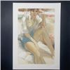Image 1 : Jim Johnson's "Woman in Blue Shorts" Limited Edition Print