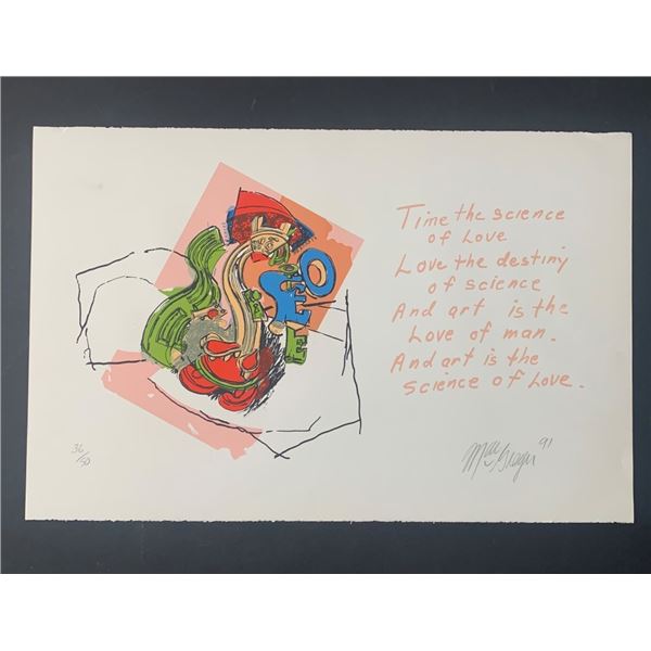 John MacGregor's "Time, Science, Art & Love" Limited Edition Print
