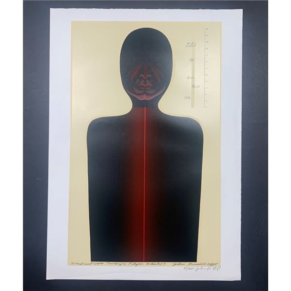 John Russell Clift's "Head and Upper Torso of a Flyer Whirlgig" Limited Edition Print