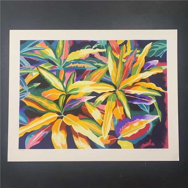 Linda Bastian's "Tropical Leaves" Limited Edition Print