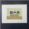 Image 1 : Mary Faulconer's "Three Pansies" Limited Edition Print