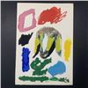 Image 1 : Menashe Kadishman's "Abstract Sheep" Limited Edition Print