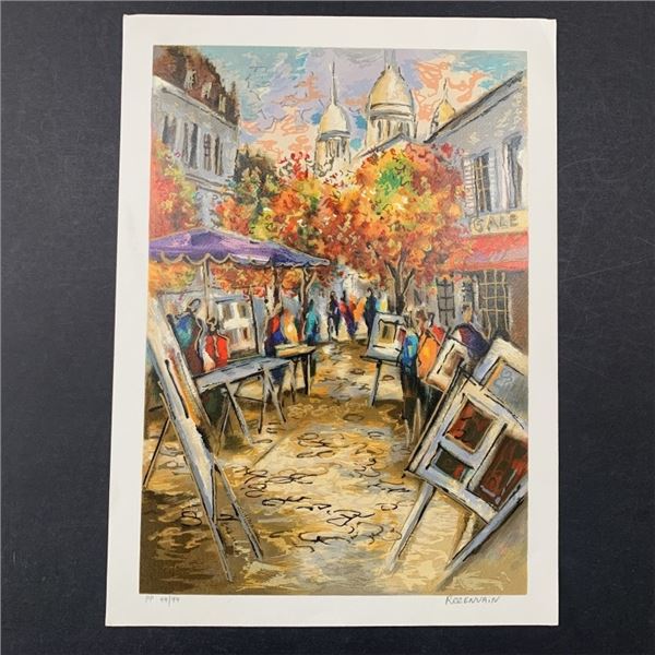 Michael Rozenvain's "Artistic Plaza" Limited Edition PP Print