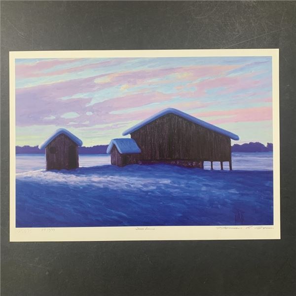Norman Brown's "Three Barns" Limited Edition AP Print