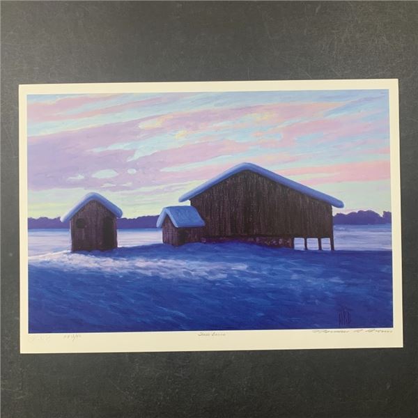 Norman Brown's "Three Barns" Limited Edition AP Print