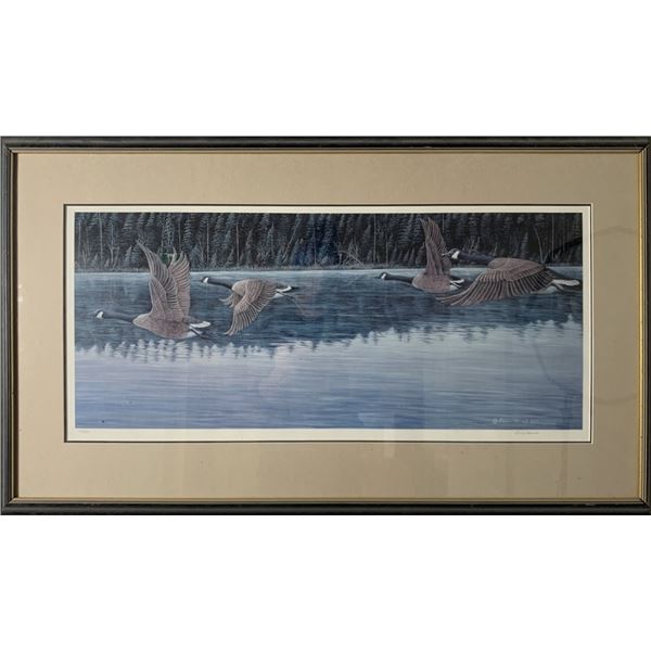 Richard Warnock's "Geese in Flight" Limited Edition Print