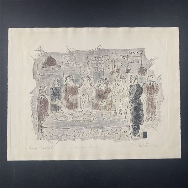 Saul Field's "Tevya's Sabbath" Limited Edition AP Print