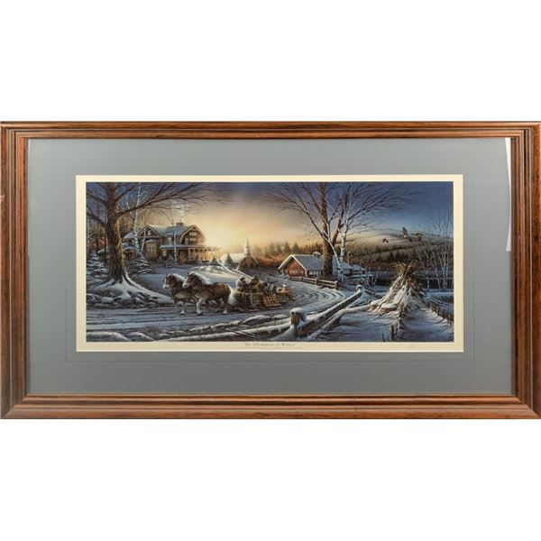 Terry Redlin's "The Pleasures of Winter" Limited Edition Print