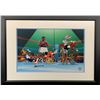 Image 1 : Warner Bros "Empty That Glove" Limited Edition Cel Signed by Muhammad Ali