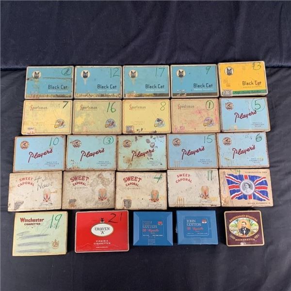Cigarette and Tobacco Tins