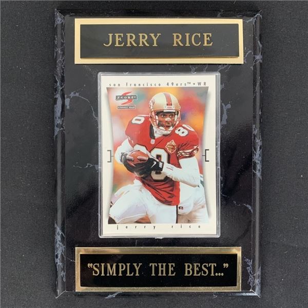 Jerry Rice 1997 Pinnacle Framed NFL Card