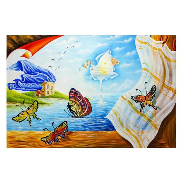 Poliarush "Better World" Original Oil On Canvas