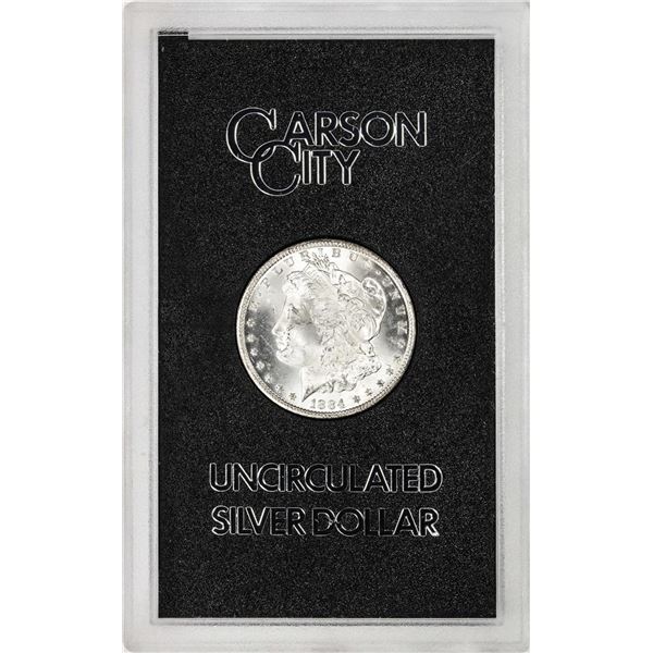 1884-CC $1 Morgan Silver Dollar Coin GSA Hoard Uncirculated