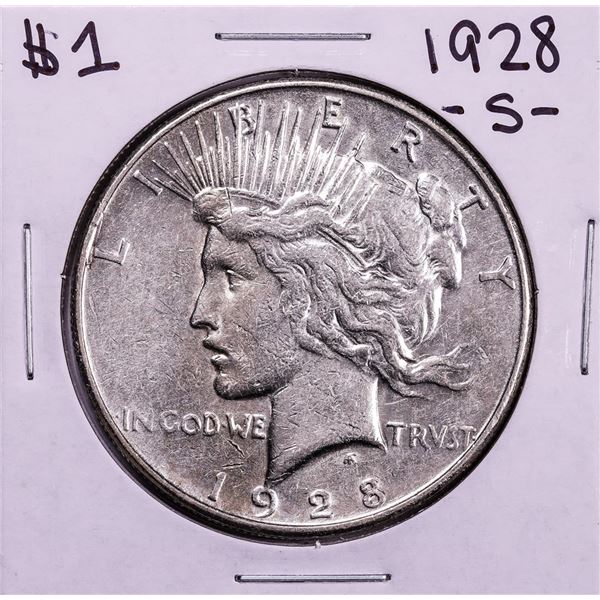 1928-S $1 Peace Silver Dollar Coin