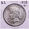 Image 1 : 1928-S $1 Peace Silver Dollar Coin