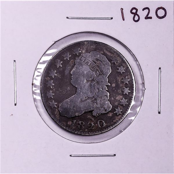 1820 Capped Bust Quarter Coin