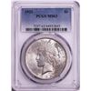 Image 1 : 1922 $1 Peace Silver Dollar Coin PCGS MS63