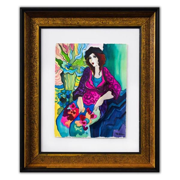 Patricia Govezensky "Marcia" Original Watercolor On Paper