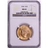 Image 1 : 1926 $10 Indian Head Eagle Gold Coin NGC MS63