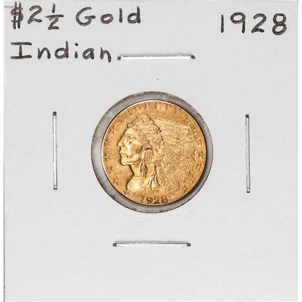 1928 $2 1/2 Indian Head Quarter Eagle Gold Coin