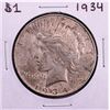 Image 1 : 1934 $1 Peace Silver Dollar Coin