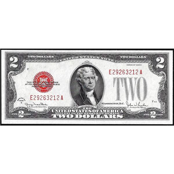 1928G $2 Legal Tender Note