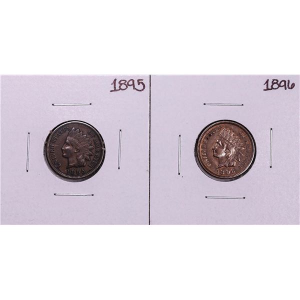 Lot of 1895-1896 Indian Head Cent Coins