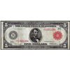 Image 1 : 1914 $5 Federal Reserve Note Red Seal Philadelphia