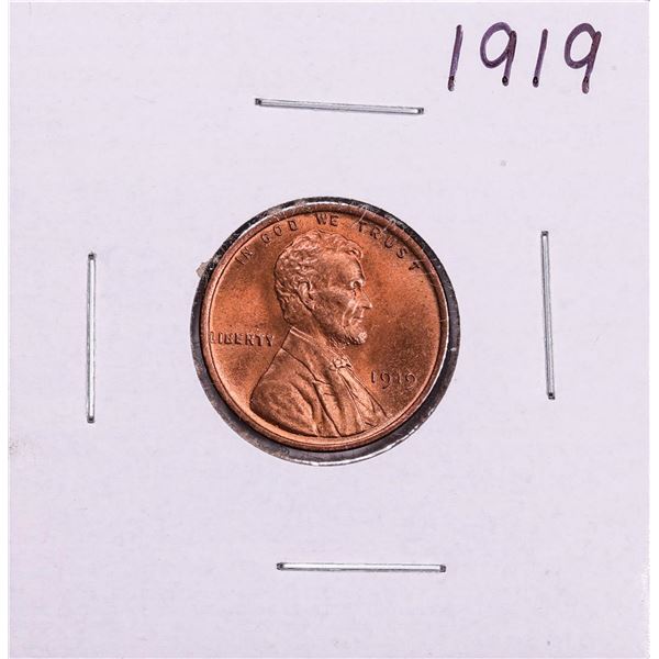 1919 Lincoln Wheat Cent Coin