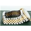 Image 6 : Rolex Men's Two Tone Mother of Pearl Diamond Pyramid Datejust Wristwatch