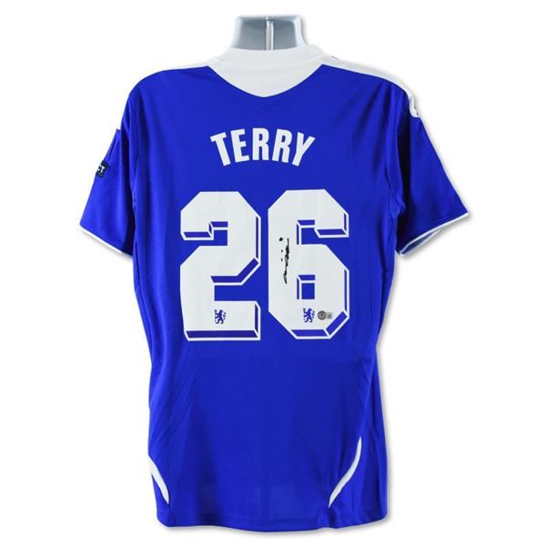 Chelsea Jersey Autographed By John Terry With Certificate Of Authenticity