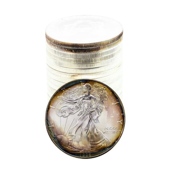 Roll of (20) Brilliant Uncirculated 1996 $1 American Silver Eagle Coins