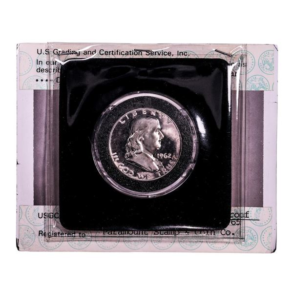 1962 Proof Franklin Half Dollar Coin USGCS Certification