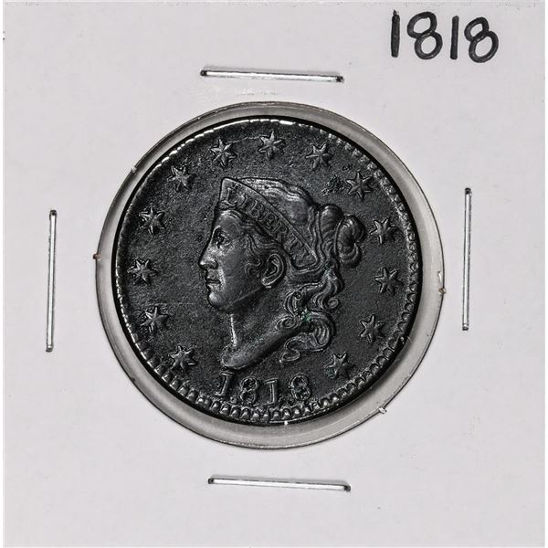 1818 Coronet Head Large Cent Coin