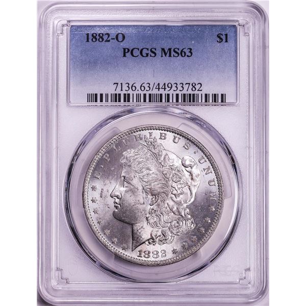 1882-O $1 Morgan Silver Dollar Coin PCGS MS63