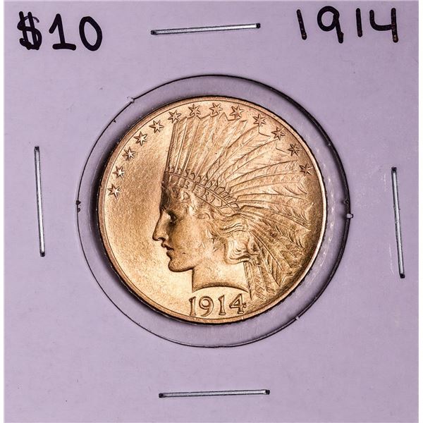 1914 $10 Indian Head Eagle Gold Coin