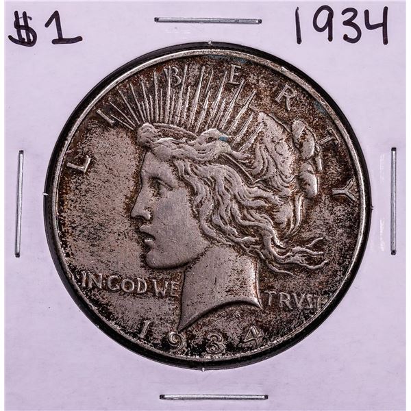 1934 $1 Peace Silver Dollar Coin