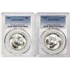 Image 1 : Lot of (2) 1965 Kennedy Half Dollar Coins PCGS MS64