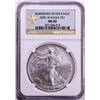 Image 1 : 2006-W $1 Burnished American Silver Eagle Coin NGC MS69